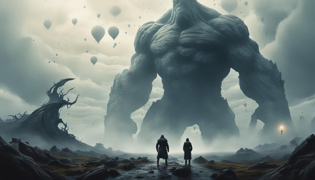 Dreaming of a giant in the subconscious mind Dreaming of a giant in the subconscious mind