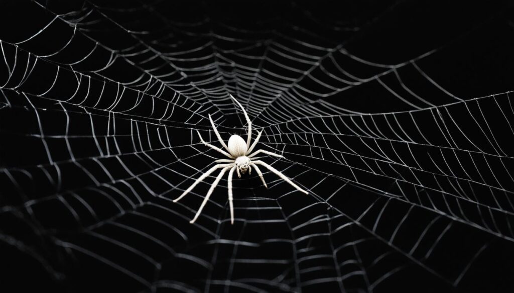 white spider in a dream