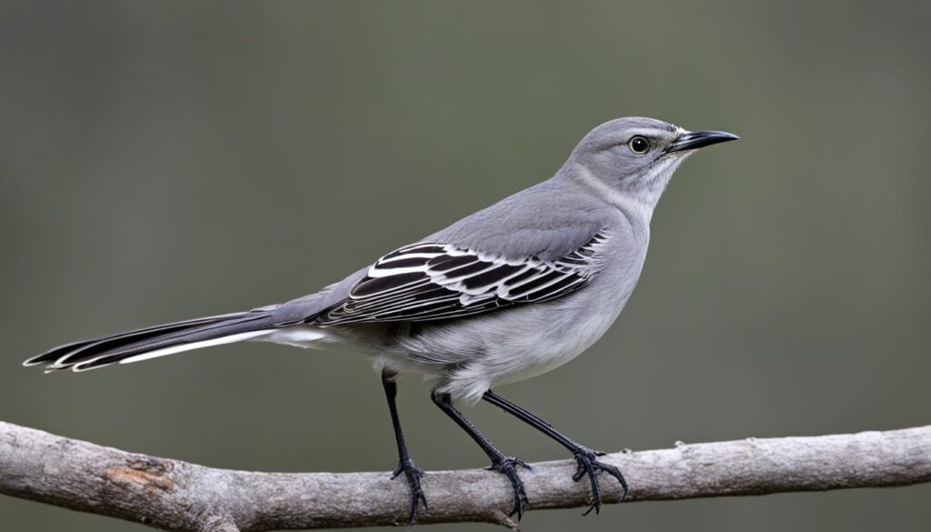 Northern Mockingbird Grey and White Plumage Northern Mockingbird Grey and White Plumage