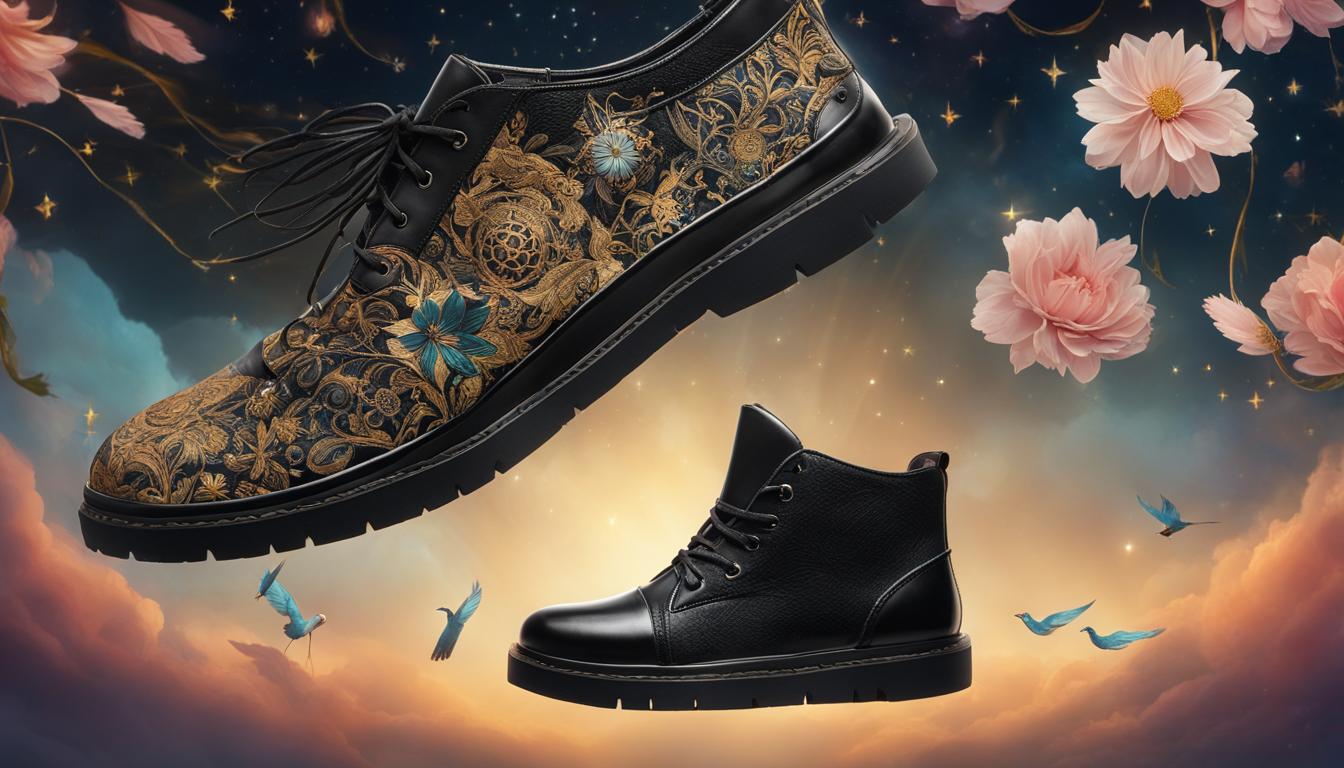 spiritual meaning of black shoes in a dream