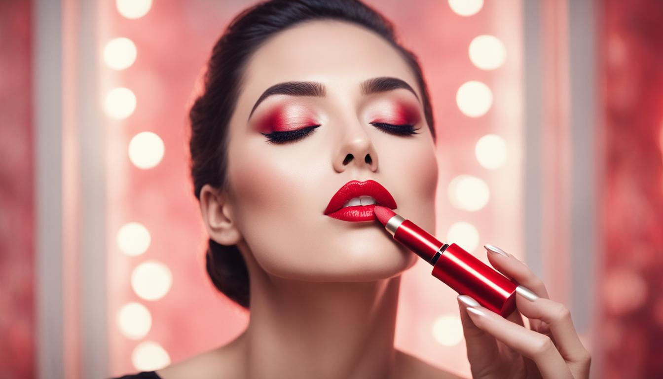 dream about red lipstick