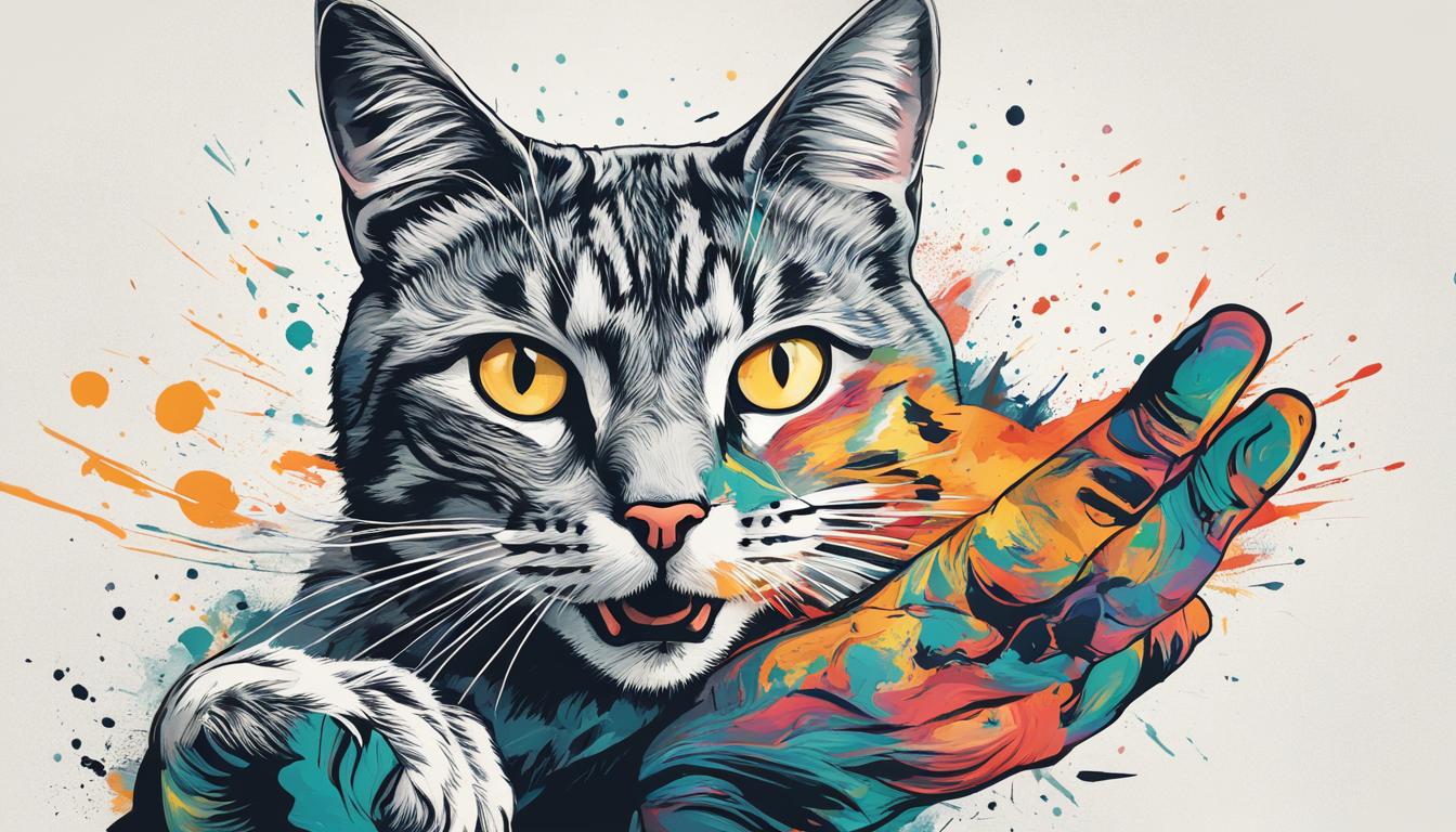 dream of cat biting my hand