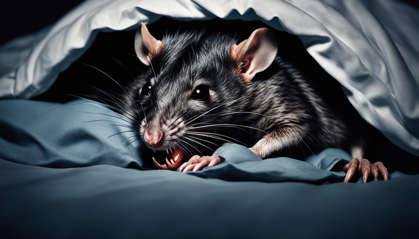 dreaming of rats biting your feet